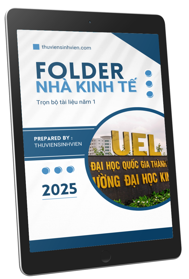 Tổng hợp Tài liệu UEL nhà Kinh tế Năm 1